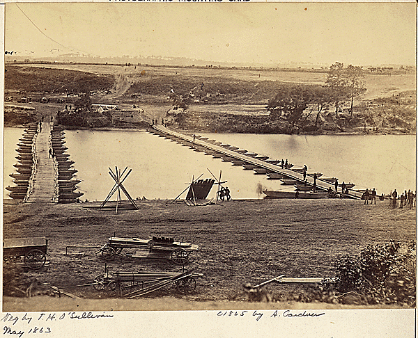 Pontoon Bridge over the Rappahannock