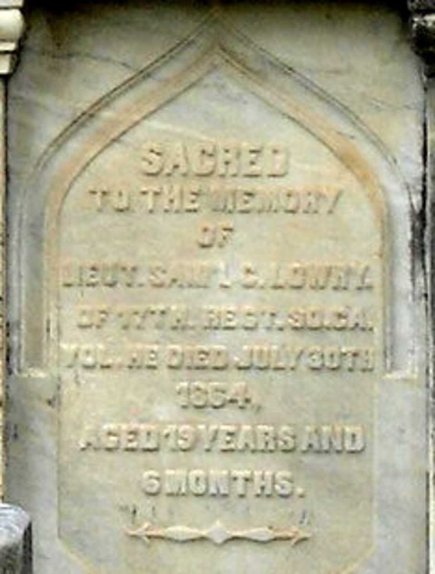 Samuel C. Lowry's gravesite